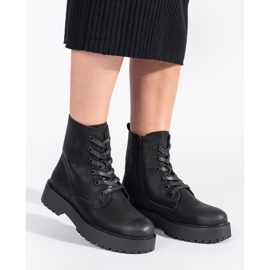 Botas de mujer negras con plataforma Sergio Leone. negro 1 Botas de mujer negras con plataforma Sergio Leone. negro 1