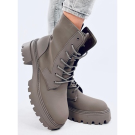 Botas con cordones Tamar Green verde 2 Botas con cordones Tamar Green verde 2