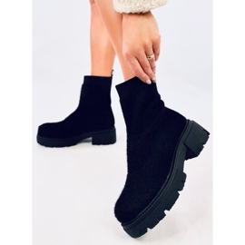 Botas estilo calcetín Roanna Black negro 2