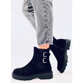 Botines Lanier de ante negro 3