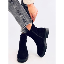 Botines Lanier de ante negro 1