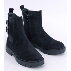 Botines Lanier de ante negro 5