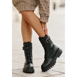 Botas de trabajador aislantes con hebilla Big Star OO274137 Negro 5