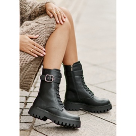 Botas de trabajador aislantes con hebilla Big Star OO274137 Negro 8