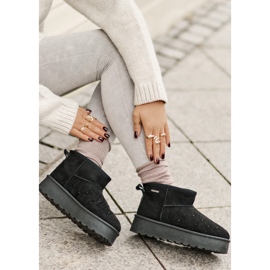 Botas de nieve con decoración en la plataforma Big Star OO274A105 Negro 10