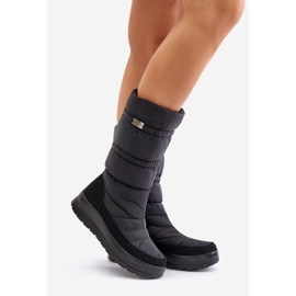 Botas de Nieve Mujer Con Decoración Progress PROGJ-24-147 Negro 1