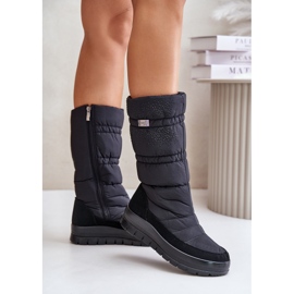 Botas de Nieve Mujer Con Decoración Progress PROGJ-24-147 Negro 7