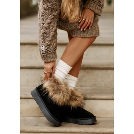 Botas de nieve con plataforma de piel y pelo, Negro Avirisa 2 Botas de nieve con plataforma de piel y pelo, Negro Avirisa 2