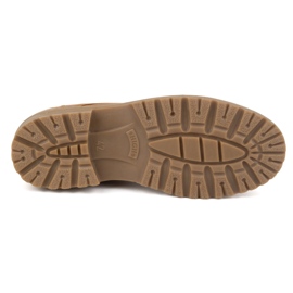 Polbut Zapato trampero hombre piel 2120 rojo naranja 6