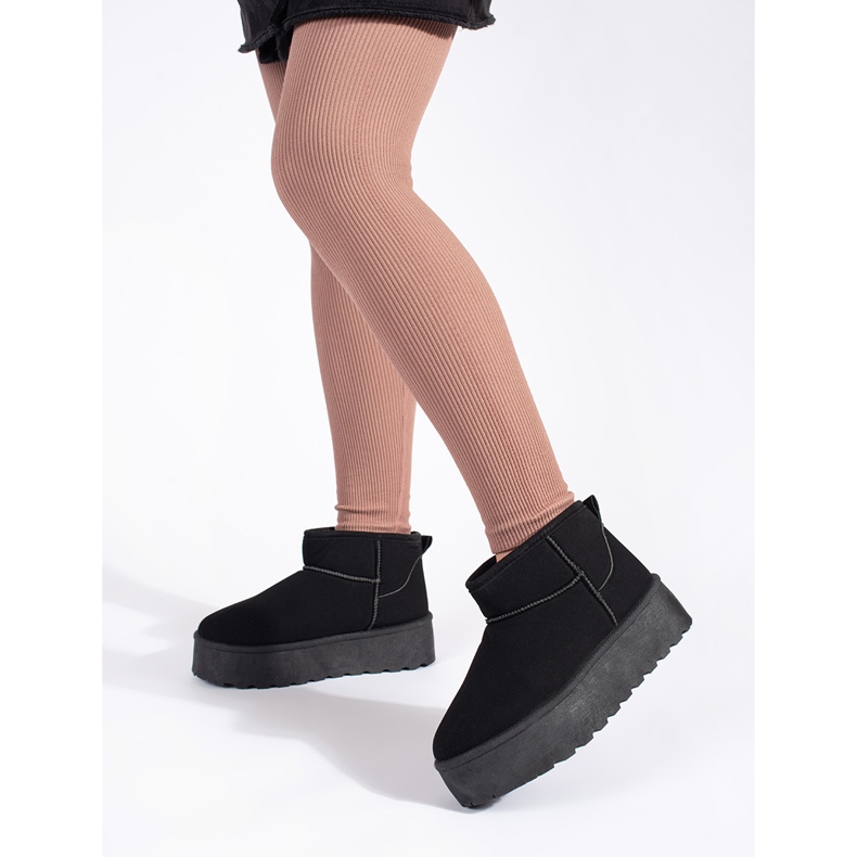 Seastar Botas de nieve de plataforma de mujer con aislamiento negro 1