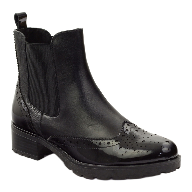 Botines caprice Jodhpur boots zapatos de mujer 25405 negro 1