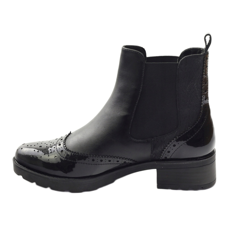 Botines caprice Jodhpur boots zapatos de mujer 25405 negro 2