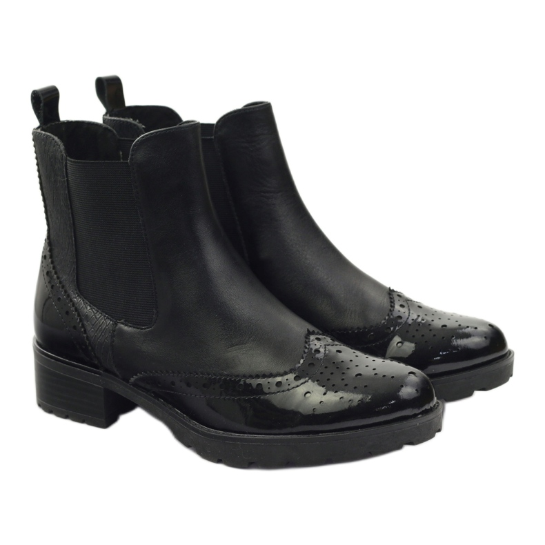 Botines caprice Jodhpur boots zapatos de mujer 25405 negro 4