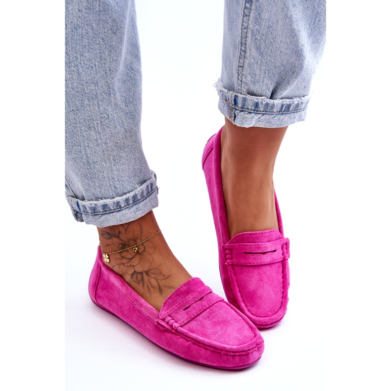 Confly Mocasines Mujer Ante Ecológico, Rosa rosado 1