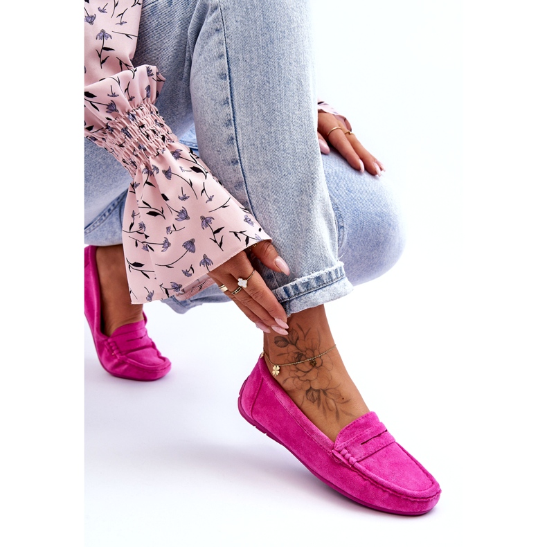 Confly Mocasines Mujer Ante Ecológico, Rosa rosado 2 Confly Mocasines Mujer Ante Ecológico, Rosa rosado 2