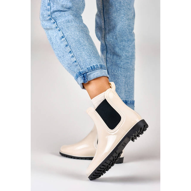 Botas Chelsea de mujer, beige, DC21BE 2 Botas Chelsea de mujer, beige, DC21BE 2