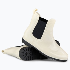 Botas Chelsea de mujer, beige, DC21BE 3
