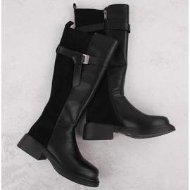 Botas de mujer Filippo DKZ6404 piel negra negro 1