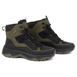 Botas de invierno trekking hombre tobillo alto Filippo MTR6654/24 caqui verde 6