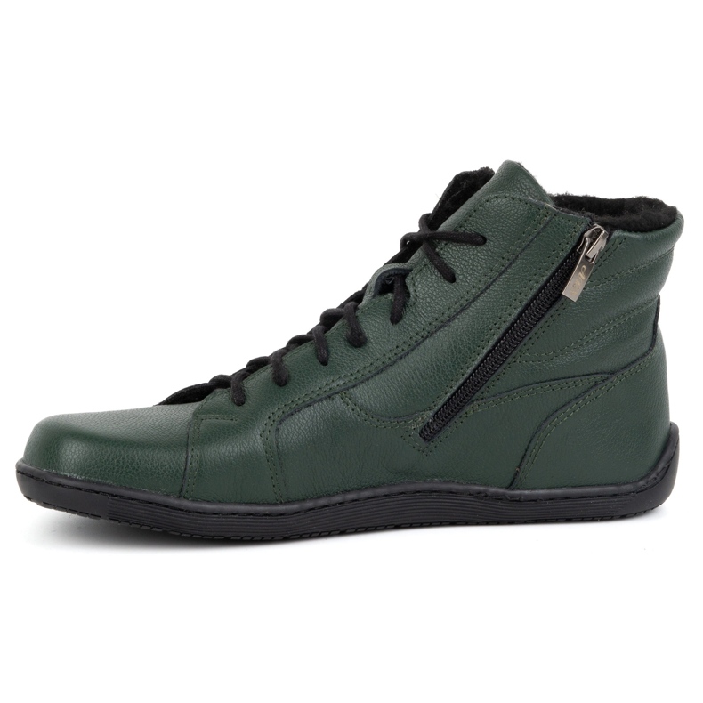 Olivier Zapatos mujer descalzos piel invierno 1261 verde 2