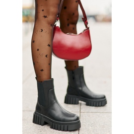 Botas Chelsea Aislantes Con Cremallera S.Barski HY42-975 Negro 4