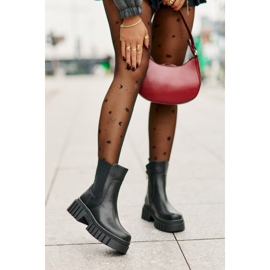 Botas Chelsea Aislantes Con Cremallera S.Barski HY42-975 Negro 1
