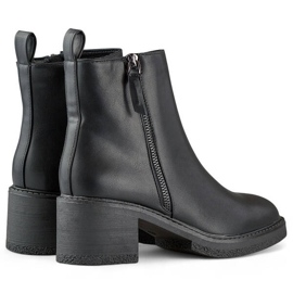 Botas clásicas de tacón para mujer, negras MS2079B negro 4