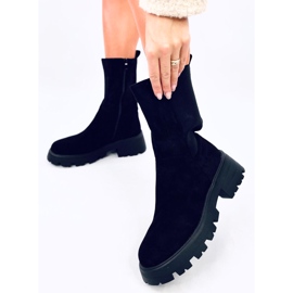 Seuss Botas Chelsea altas negras negro 5