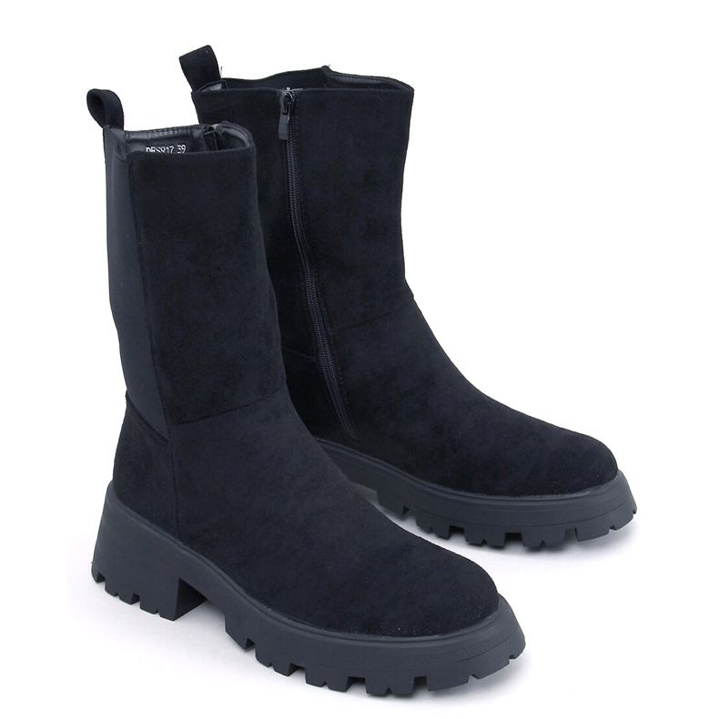 Seuss Botas Chelsea altas negras negro 1