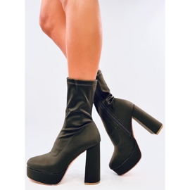 Botas plataforma Baldacci Verde 3