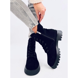 Franti Botas Chelsea negras con cordones negro 3