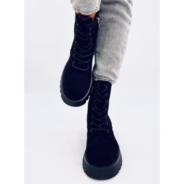 Franti Botas Chelsea negras con cordones negro 2