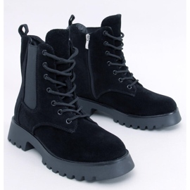Franti Botas Chelsea negras con cordones negro 1