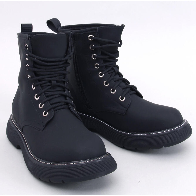 Peddy Botines negros con cordones 1