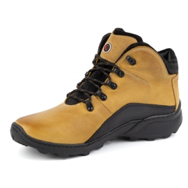 KOMODO Botas de invierno hombre piel 903K amarillo camel marrón 5