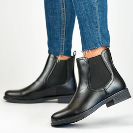 Botas Chelsea clásicas con aislamiento para mujer, negras MR-15B negro 7