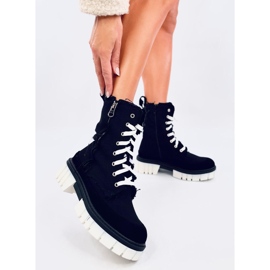 Botines de lona con protector Vaugh Black negro 5