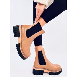 Botines Chelsea Mujer Bella LT.KHAKI marrón 4
