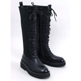 Botas Stebb negras con parte superior flexible. negro 1