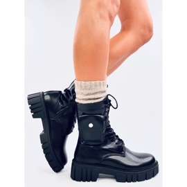Trabajadores con cartera Maruna Black negro 5