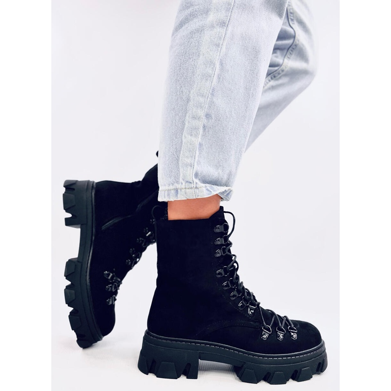 Botas de trabajo con cordones Conor Black negro 1