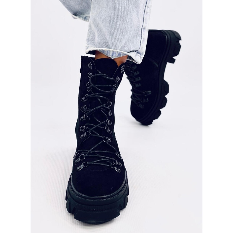 Botas de trabajo con cordones Conor Black negro 2
