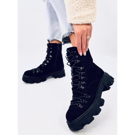 Botas de trabajo con cordones Conor Black negro 3