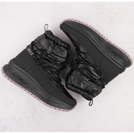 Botas de nieve sin cordones de mujer Filippo DBT6647 negras con plataforma negro 3