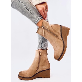 Meyer Botas cuña beige 3
