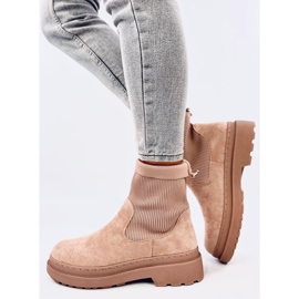 Botas Chelsea Joyner Khaki con parte superior flexible beige 4