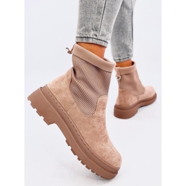 Botas Chelsea Joyner Khaki con parte superior flexible beige 5