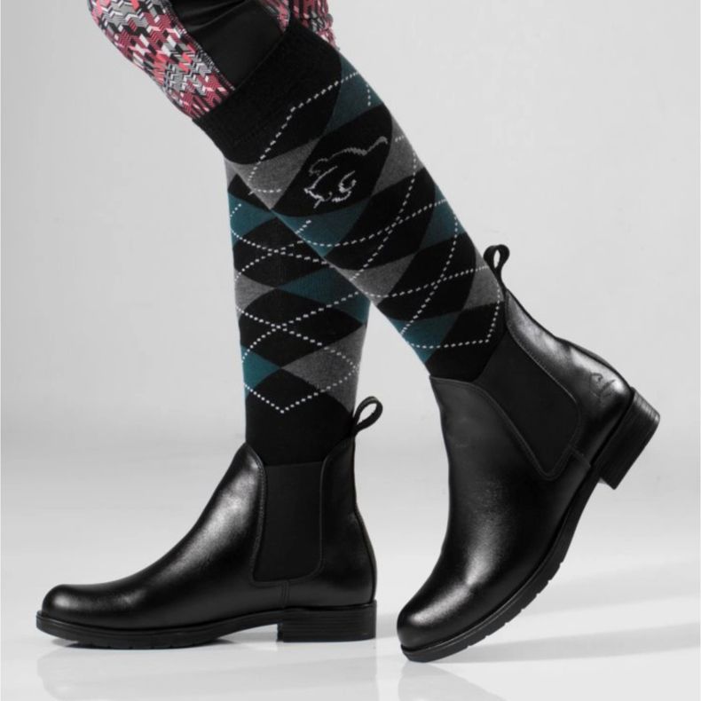 Rusttler Botas Chelsea de mujer Rustler Karo de piel negro 2