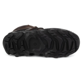 Olivier Botas de invierno de piel con aislamiento para hombre, 151KZ, marrón 8