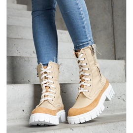 Botas Crispiero aislantes beige 7